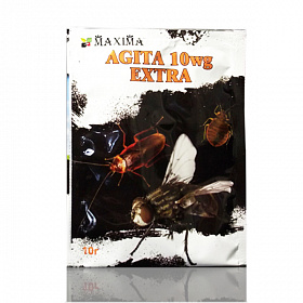 Фото - Агита 10 wg Extra, 10 г. Для уничтожения мух, тараканов и блох